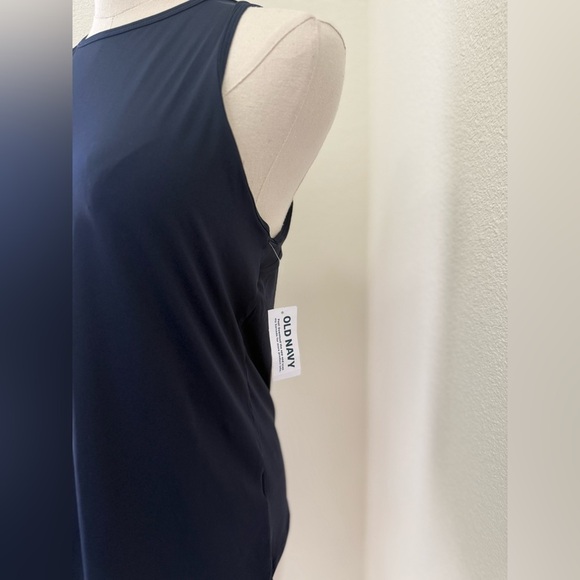 Old Navy NW5 Set of 2 Black & Navy Sport Tank Top Women’s Size Small - Picture 2 of 8